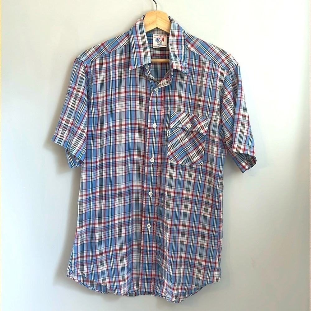 Vintage Levi’s 1984 Olympic Team Button Down SZ M